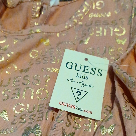 Bundle Girl Toddler Guess Pink and Gold Jumpsuit Romper🔥10$ If You Get Bundle - Picture 6 of 6